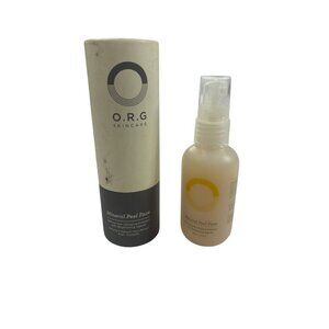 O.R.G Skincare Mineral Peel Face Non Abrasive Exfoliant Brightening Agents 2 oz